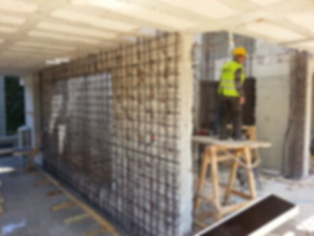 Betonarme mantolama ve perde ilavesi