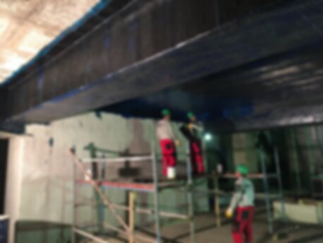 Karbon lifli kumaş ile betonarme döşeme ve kiriş güçlendirme