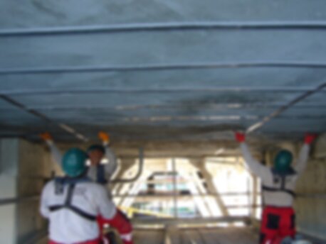 Karbon lifli plaka ile döşeme güçlendirme